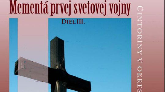 Titulka knihy Mementá prvej svetovej vojny.