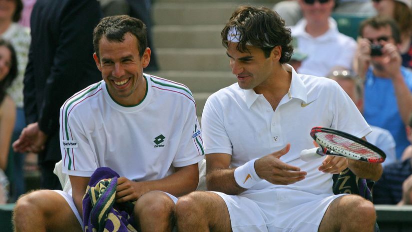 Dominik Hrbatý, Roger Federer