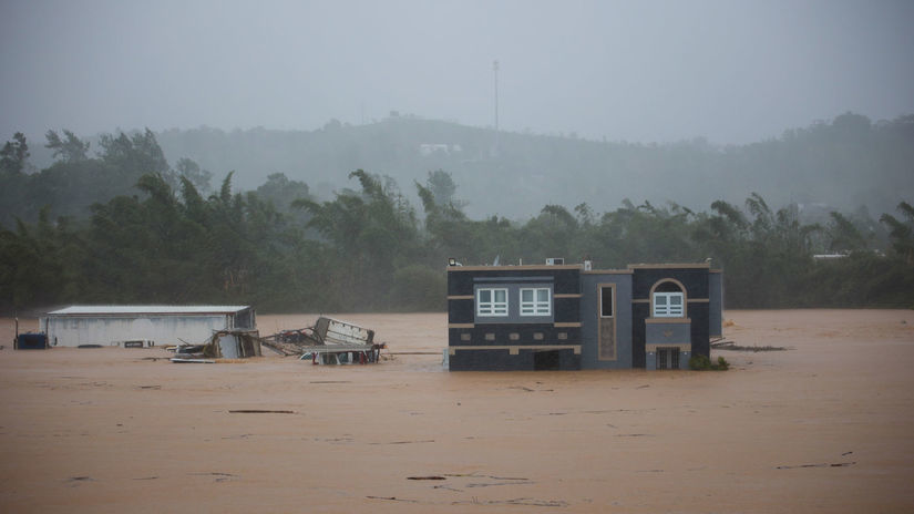 Portoriko hurikán záplavy