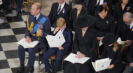 Princ William, princ George, Catherine, princezná z Walesu a princezná Charlotte 