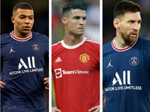 Kylian Mbappé, Cristiano Ronaldo, Lionel Messi