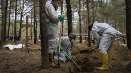 ukrajina izium hroby exhumácia