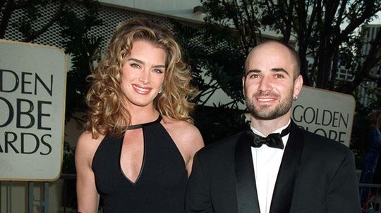 Brooke Shields a Andre Agassi v roku 1997.