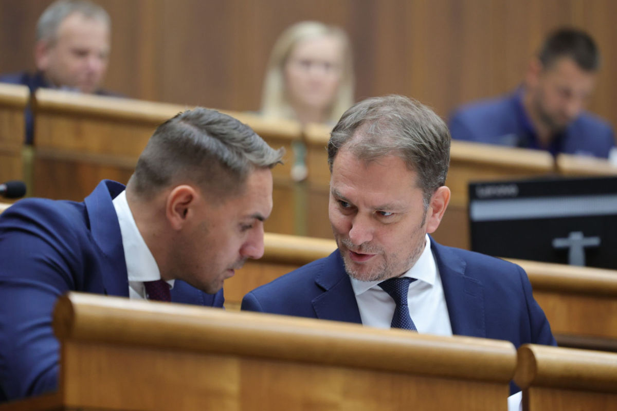 Gyorgy Gyimesi (vľavo) a Igor Matovič