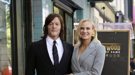 Herec Norman Reedus a jeho partnerka Diane...