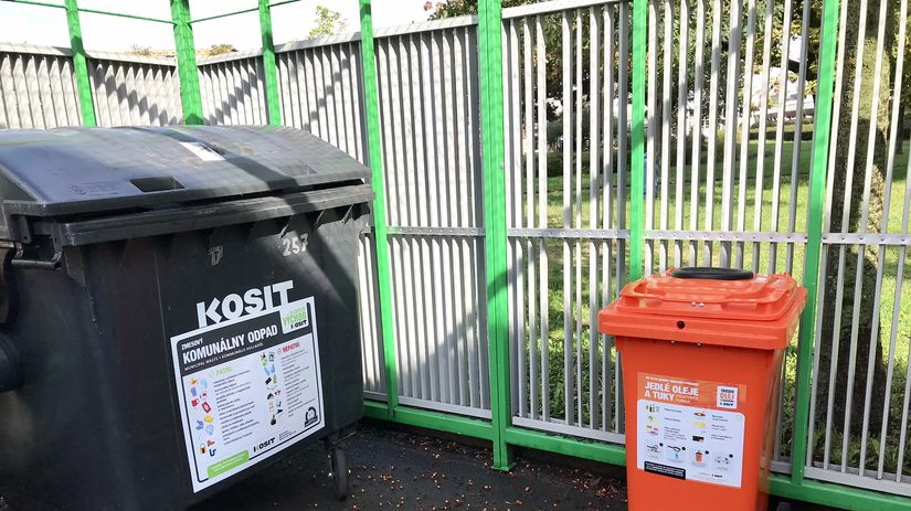 Spoločná nádoba pre obyvateľov bytov.