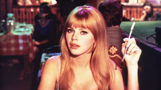Švédska herečka Britt Ekland v 60-rych rokoch.