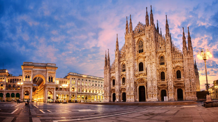 Duomo v Miláne, Taliansko.