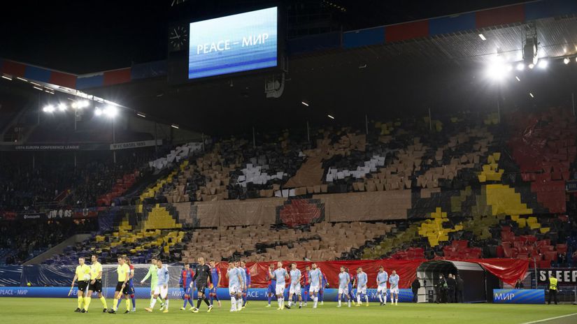 Fanúšikovia Bazileja si na štadióne sv. Jakuba...