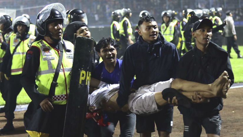 Indonézia, štadión, tragédia