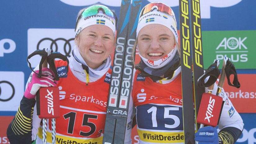 Linn Svahnová a Maja Dahlqvistová.