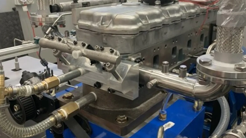 Diesel upravený na spaľovanie zmesi vodíka a...