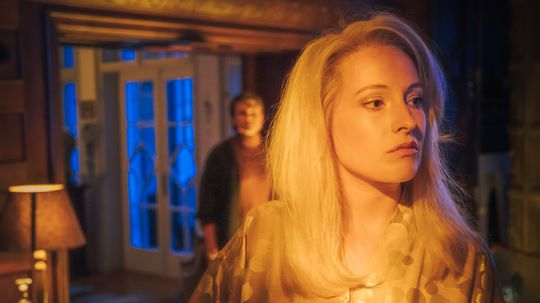 Herečka Anna Fialová ako Iveta Bartošová. 