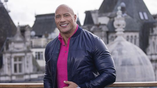 Dwayne Johnson  počas fototermínu k filmu...
