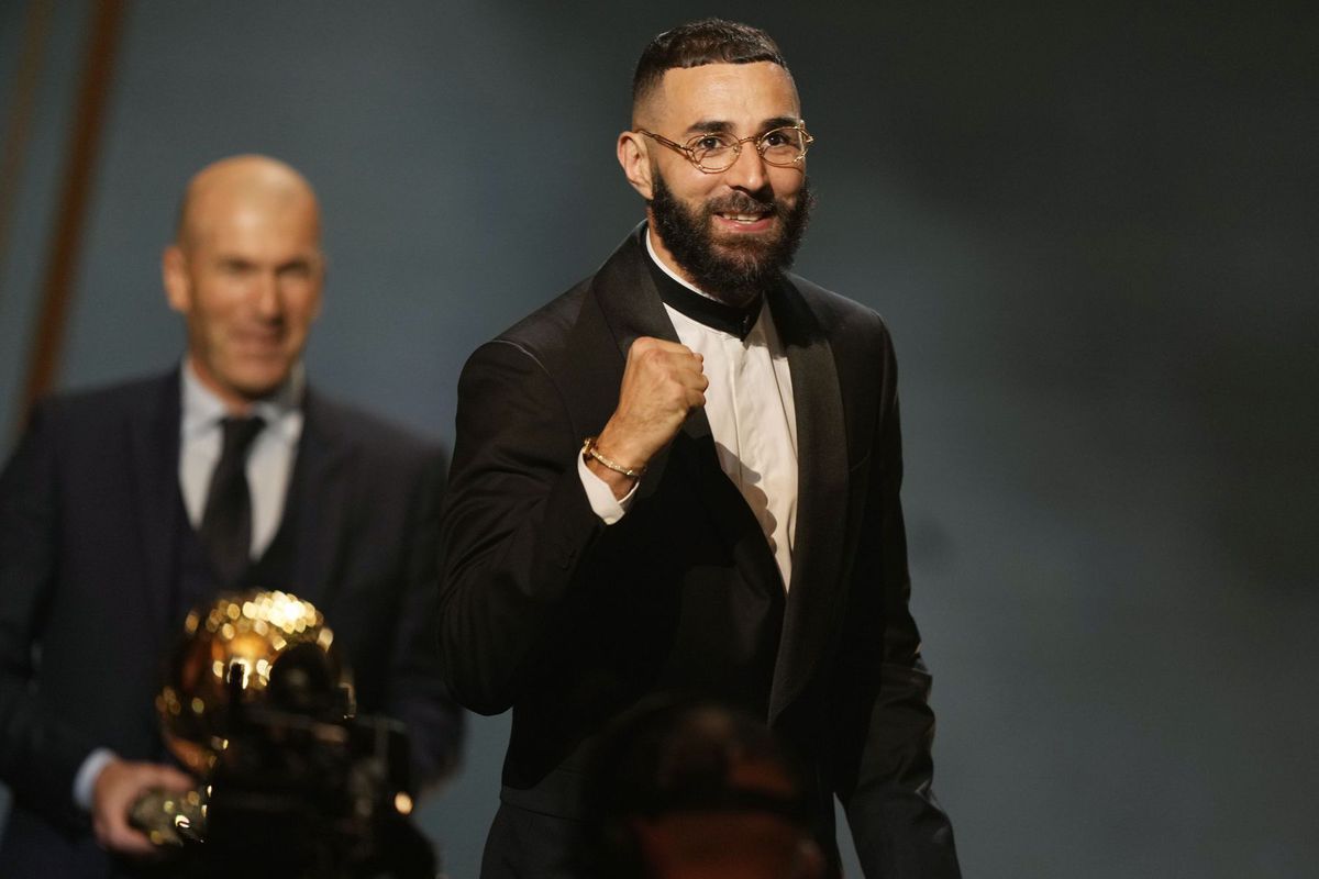 Karim Benzema po tom, čo stal víťazom Zlatej...