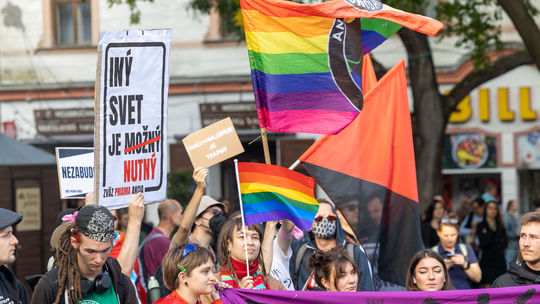 anifašistický pochod, lgbti