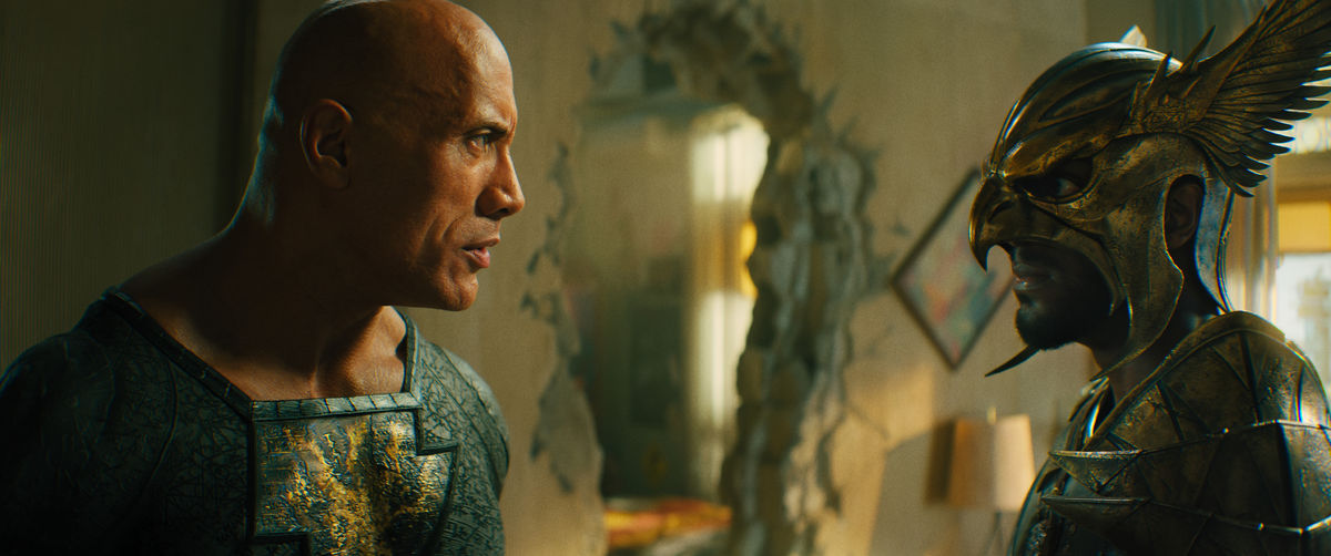 Záber z filmu Black Adam.