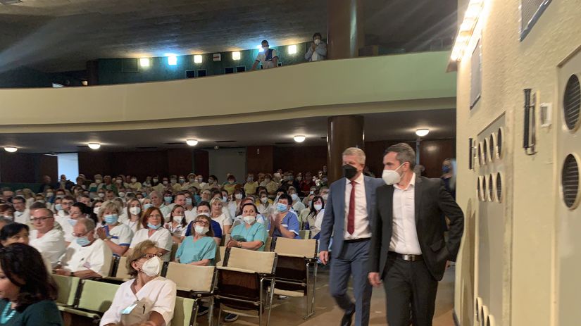 Minister zdravotníctva Vladimír Lengvarský...