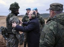 Rusko Ukrajina Putin výcvikové stredisko návšteva uarus