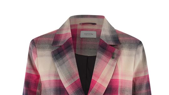 Dámske kárované sako Comma, predáva sa za...
