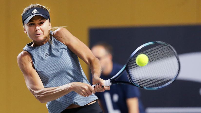 Daniela Hantuchová v akcií na podujatí...