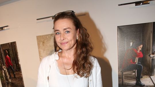 Herečka Andrea Černá na krste knihy "KYNUTÉ" v...