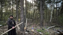 Kňaz, kríž, otec, cirkev, ukrajina, hrob