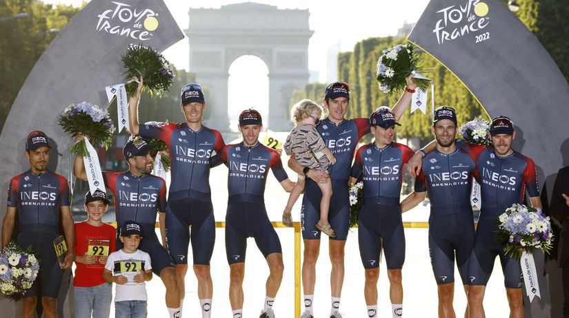 1. Ineos Grenadiers - Veľká Británia
suma na...