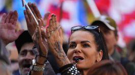 Protest proti vláde českého premiéra Petra...