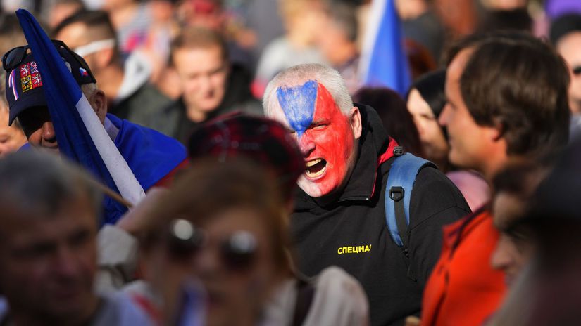 Protest, praha, fiala