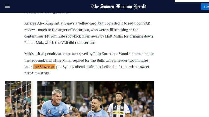 Text z portálu The Sydney Morning Herald.