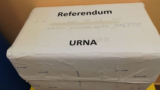 Sliač, referendum, urna