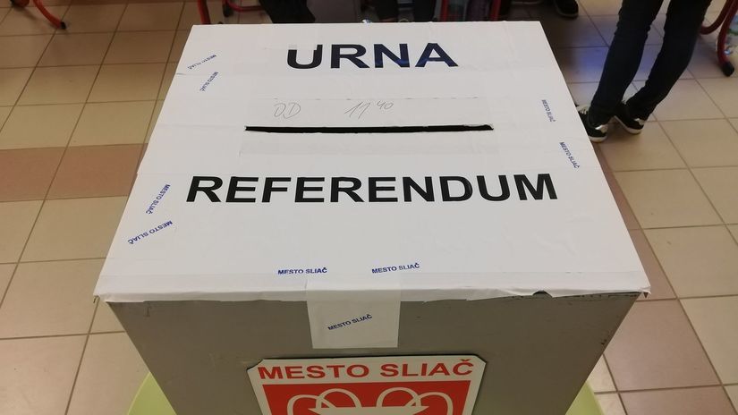 Sliač, referendum