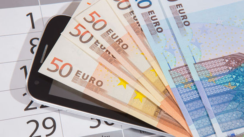 Euro bankovky, peniaze