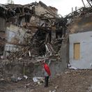 Ukrajina Rusko vojna Doneck Slavjansk ruiny