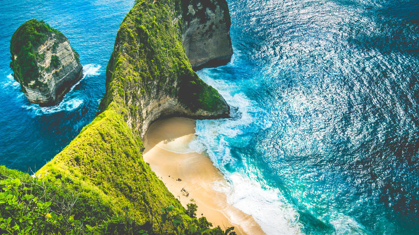 Ostrov Nusa Penida, Bali.
