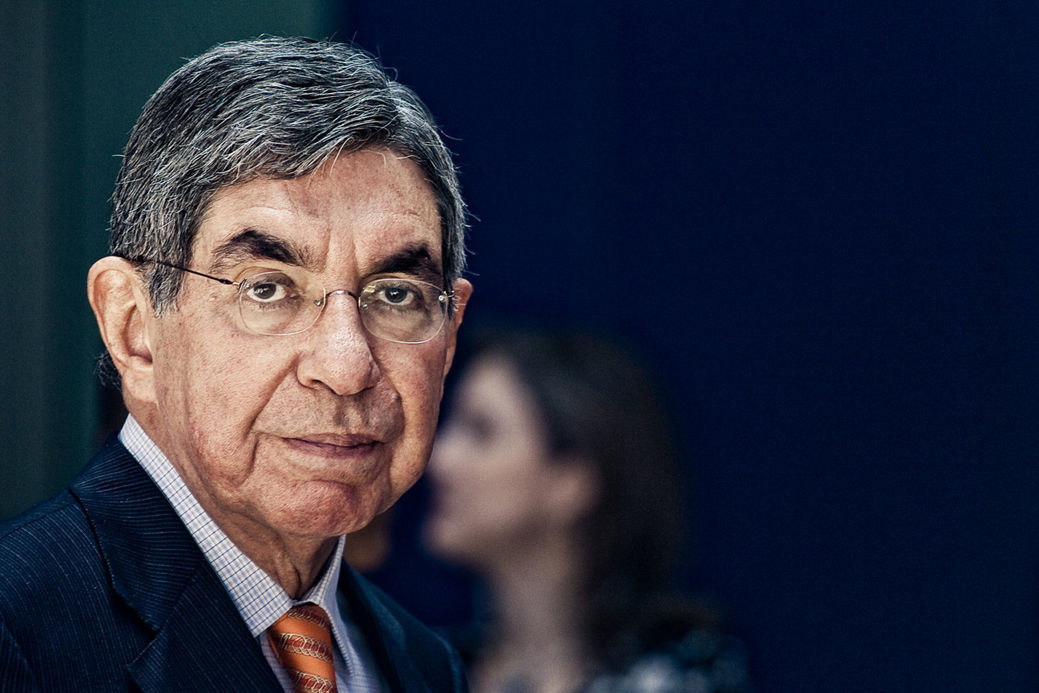 Óscar Arias Sanchéz, niekdajší prezident...