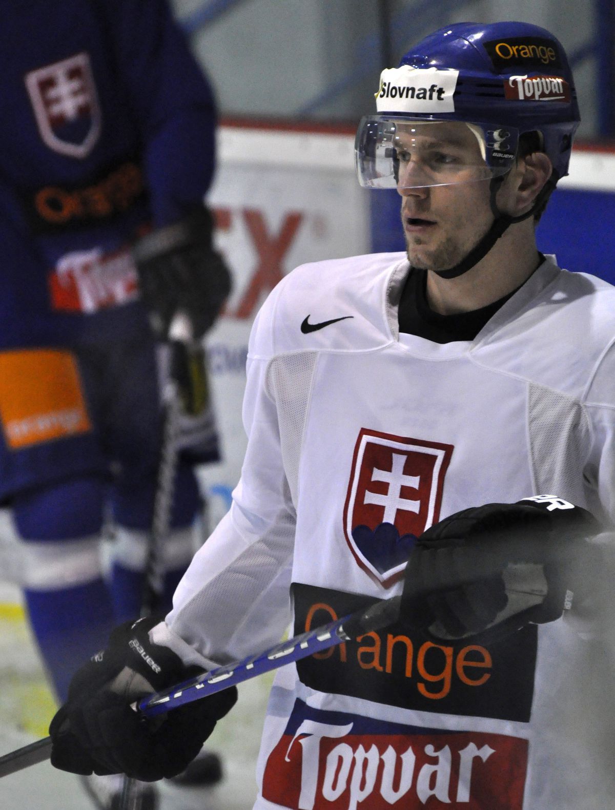 Marek Svatoš na reprezentačnom tréningu v...
