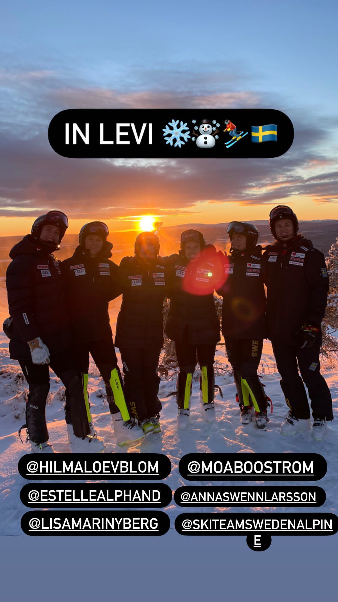 Snímka Sary Hectorovej z Levi.