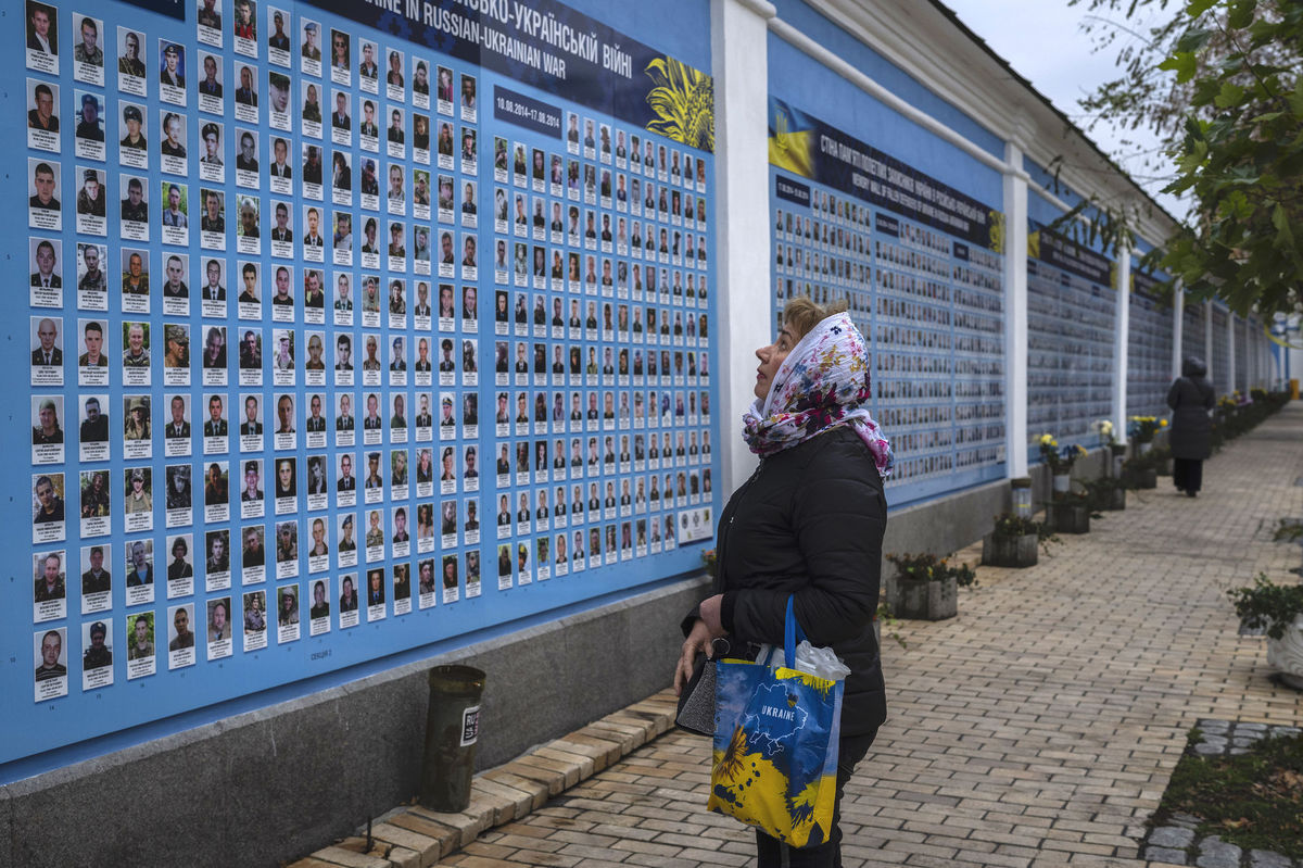 vojna na Ukrajine, Kyjev, múr padlých