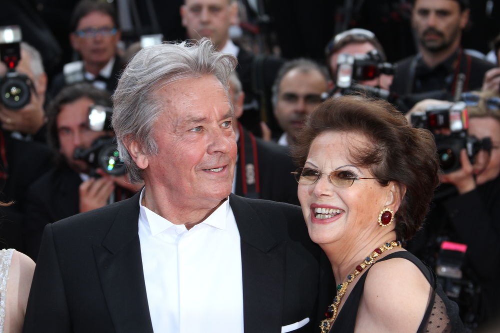 Alain Delon a Claudia Cardinale v roku 2014.