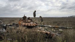 Ukrajina Rusko vojna Charkov útok uarus