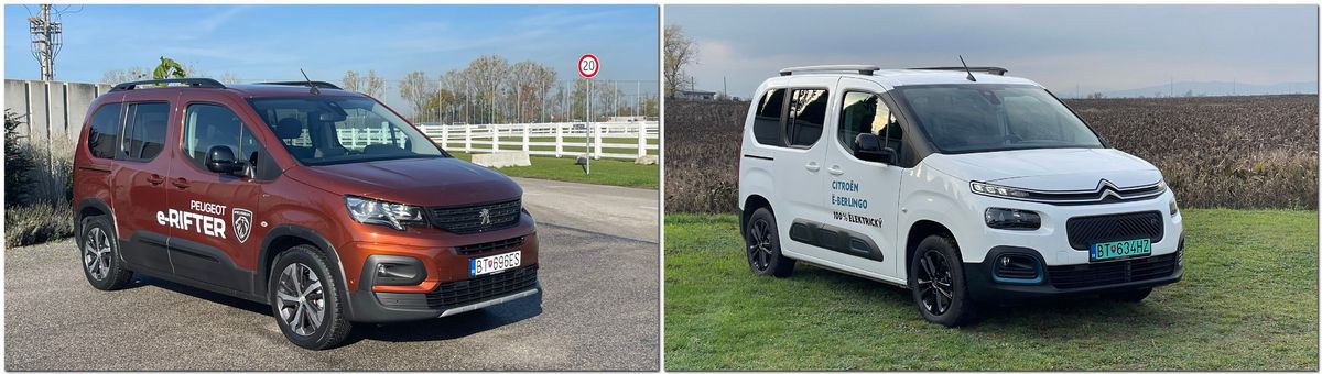 Citroën ë-Berlingo a Peugeot e-Rifter