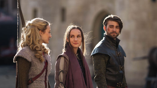 Natalia Germani,  Eliska Křenková a Marek...