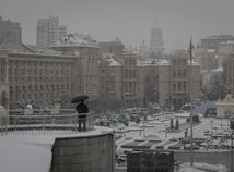 zima, ukrajina