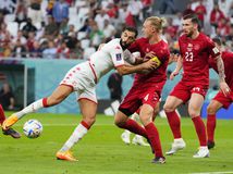 WCup Denmark Tunisia Soccer