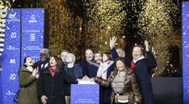 Champs-Elysees, vianočné osvetlenie