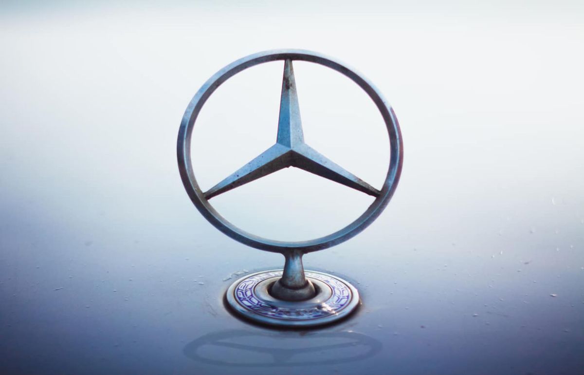 The famous star has been used by Mercedes-Benz since...