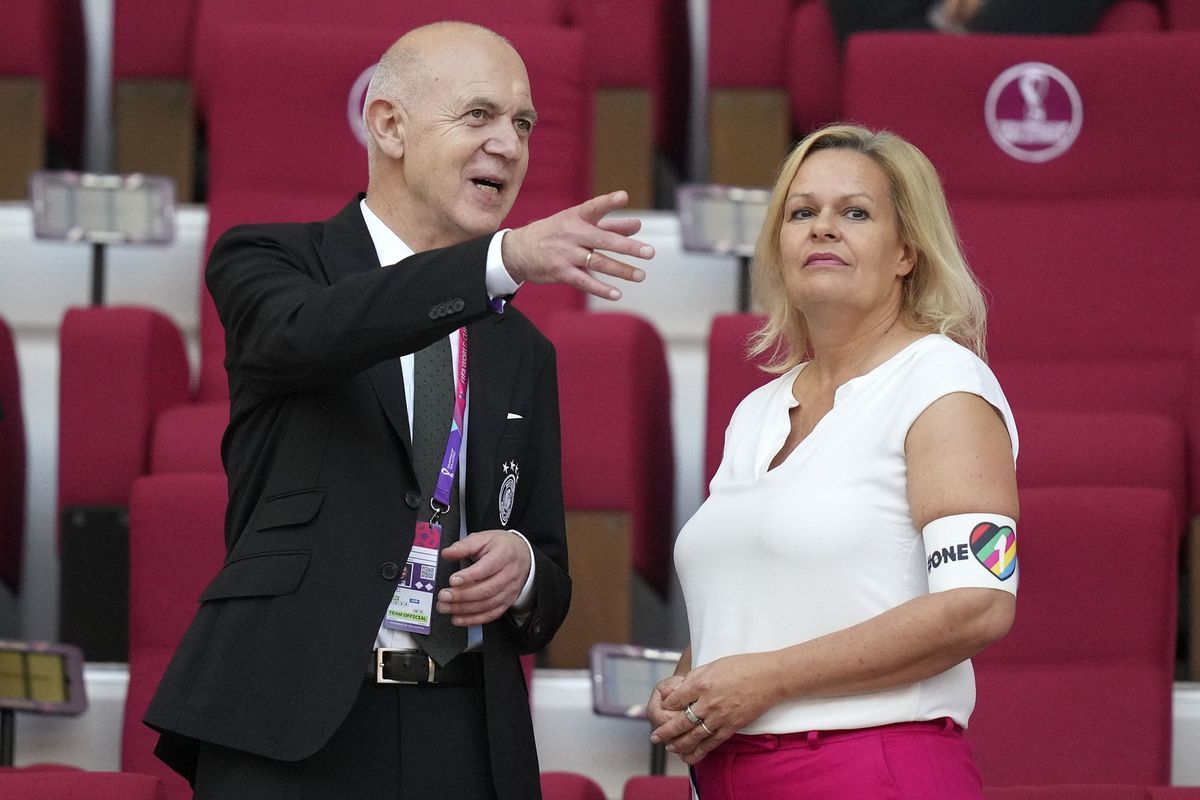 Nemecká ministerka vnútra Nancy Faeserová s...