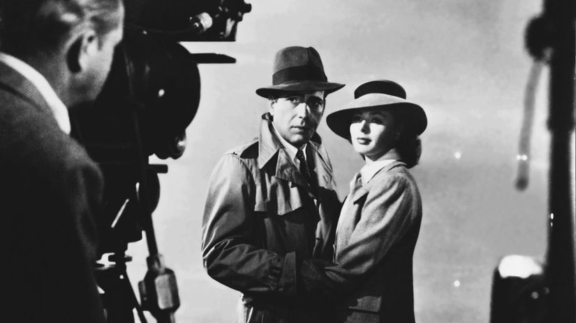 Humphrey Bogart a  Ingrid Bergman